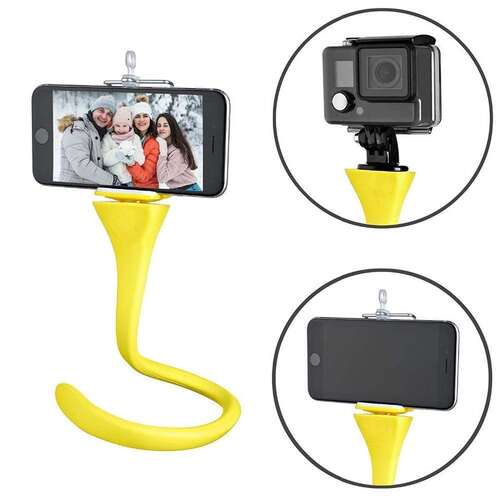 MONKEY SELFIE STICK - Most Flexible Minimalist Practical Selfie Stick for Bicycle or Free Standing
